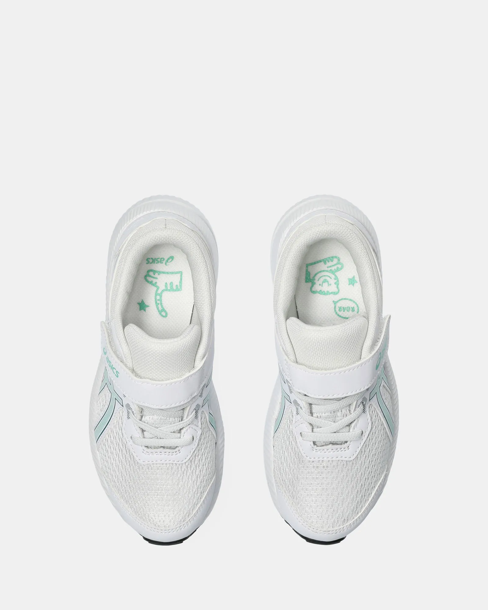 Contend 8 Vorschulkind Weiß/Aurora Grün Asics Schuhe