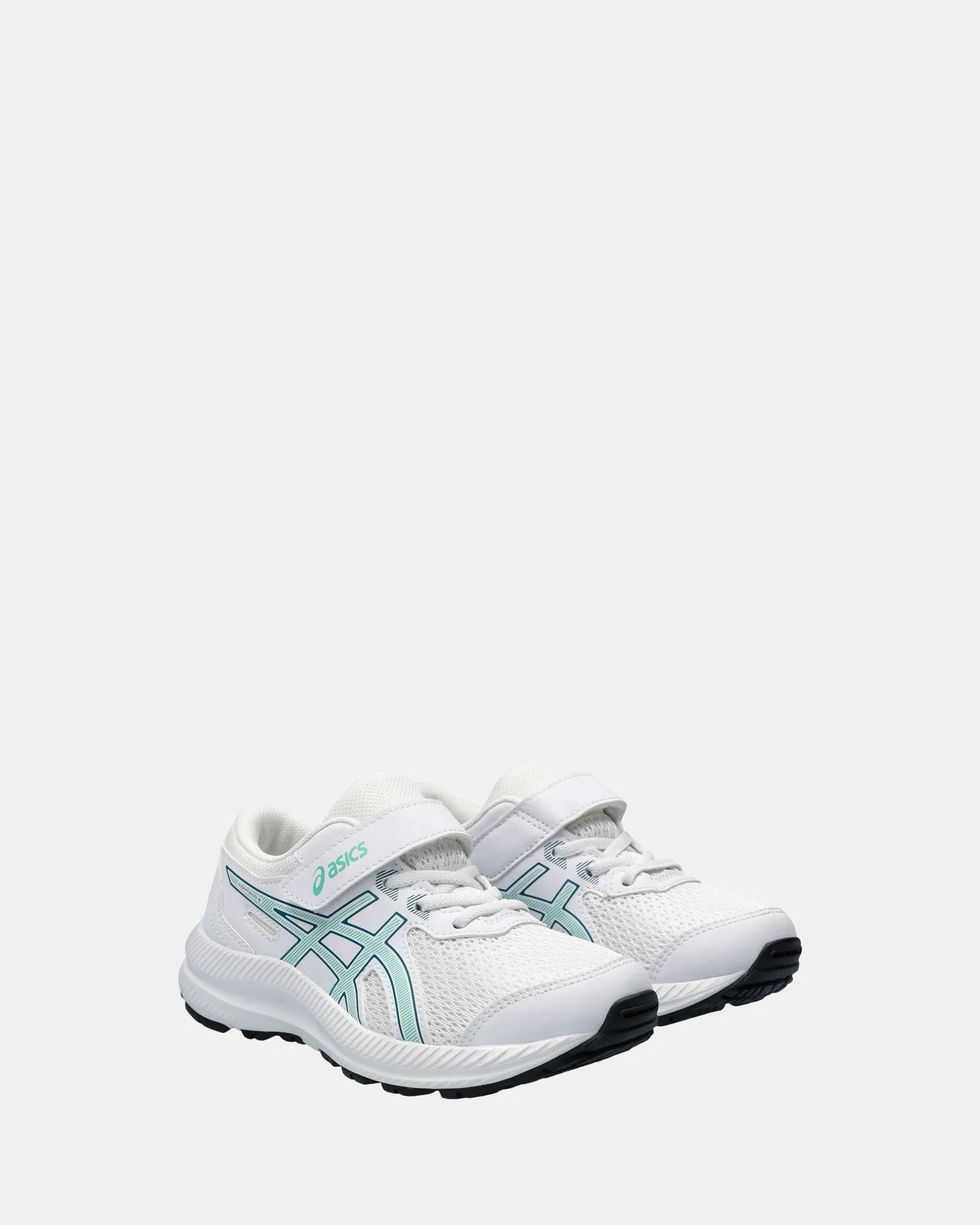 Contend 8 Vorschulkind Weiß/Aurora Grün Asics Schuhe