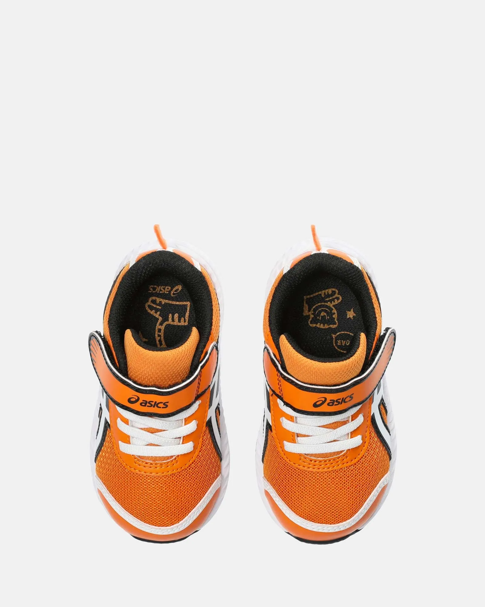 Contend 8 Schulhof Kinder Leuchtend Orange/Weiß Schuhe_Asics