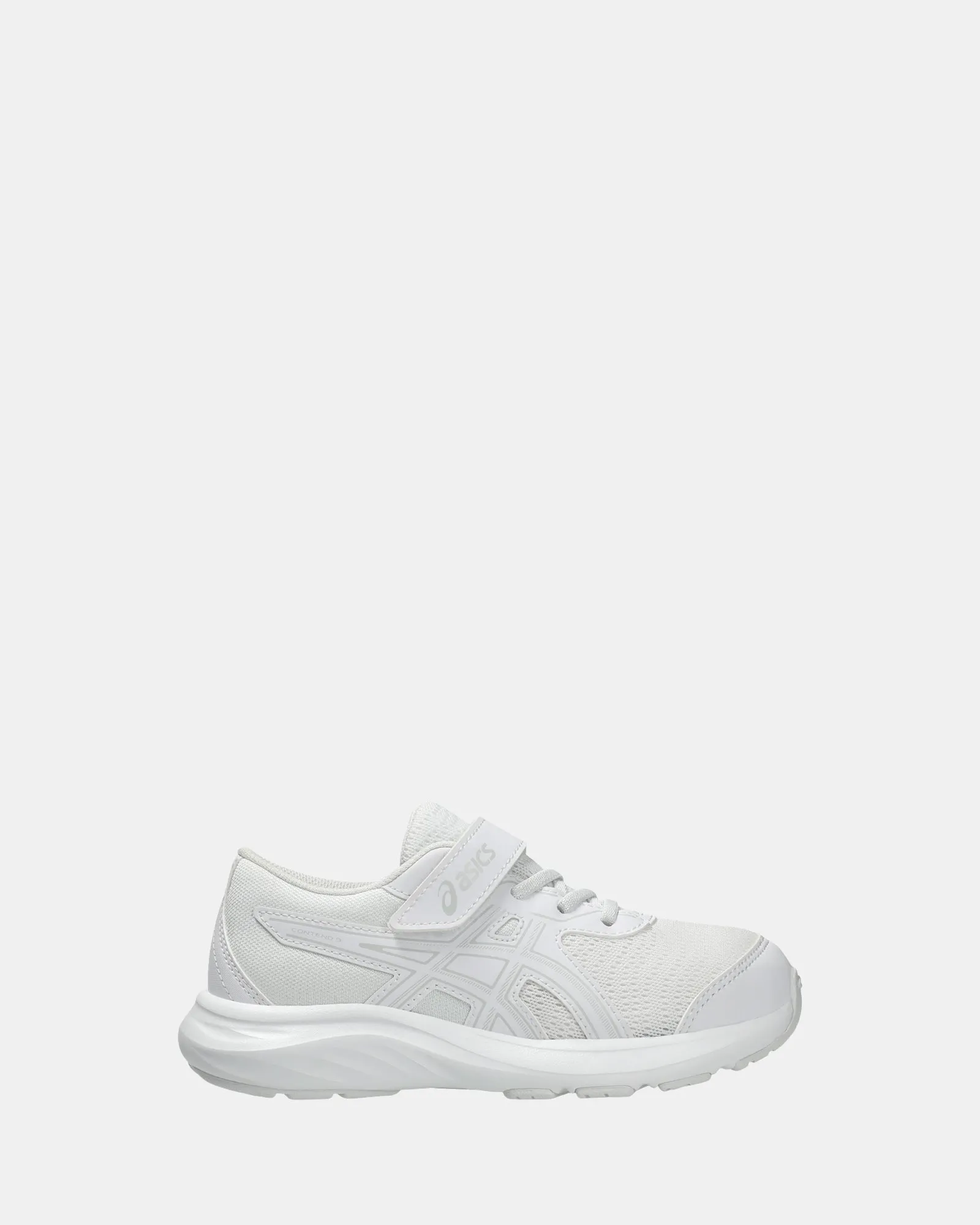 Contend 9 Vorschule Weiß/Glacier Grau Asics Schuhe