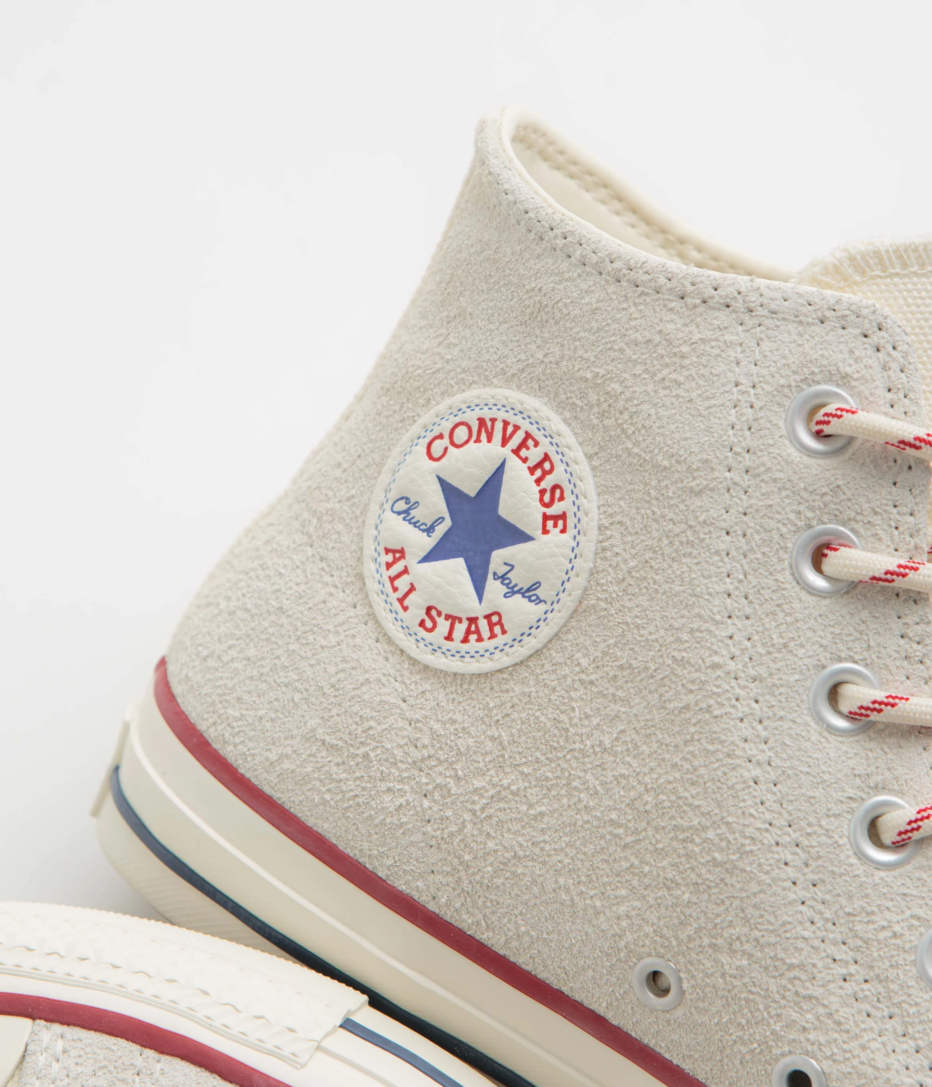 Converse Cons CTAS Pro Hi Outdoor Schuhe - Silberweiß / Rot / Blau Converse Schuhe