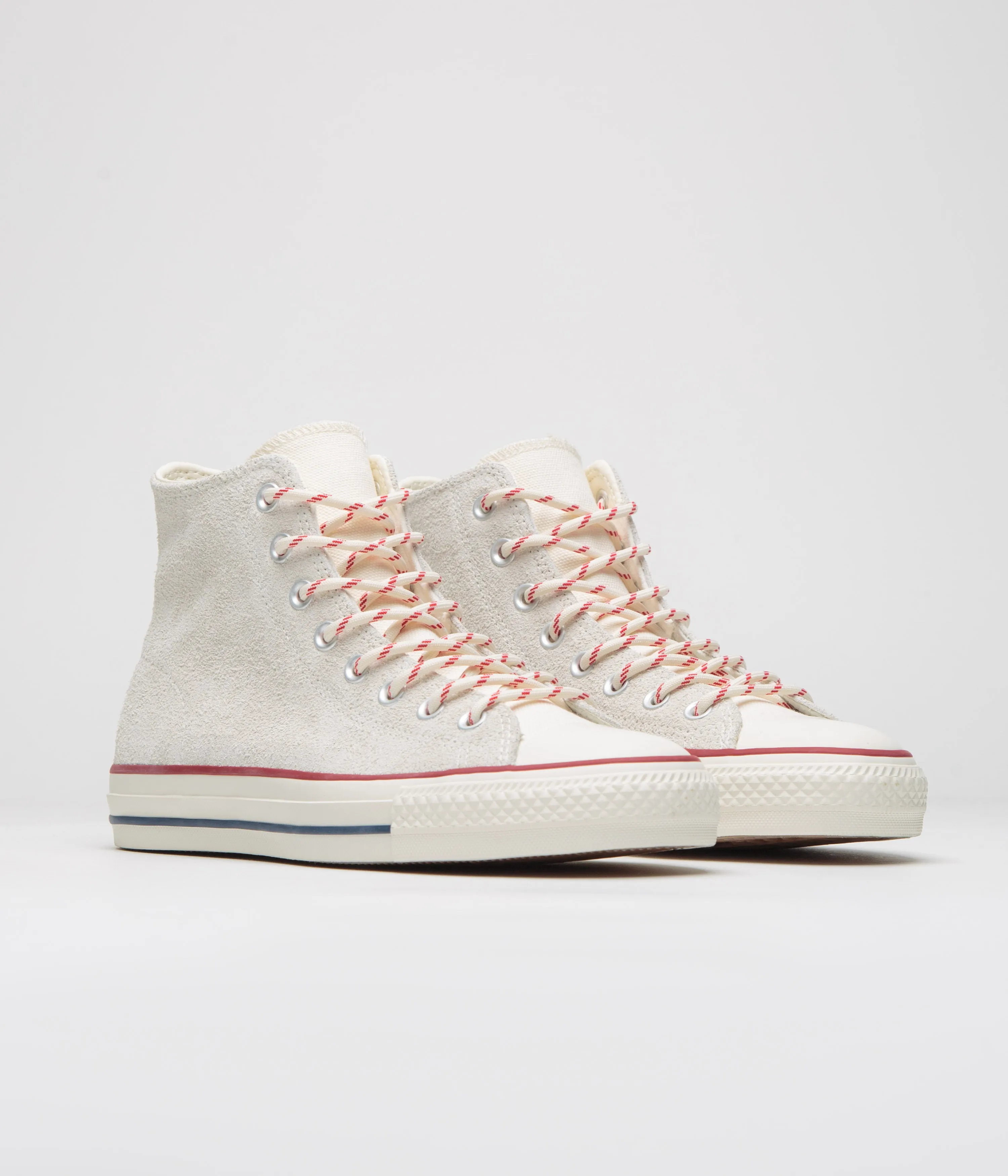 Converse Cons CTAS Pro Hi Outdoor Schuhe - Silberweiß / Rot / Blau Converse Schuhe