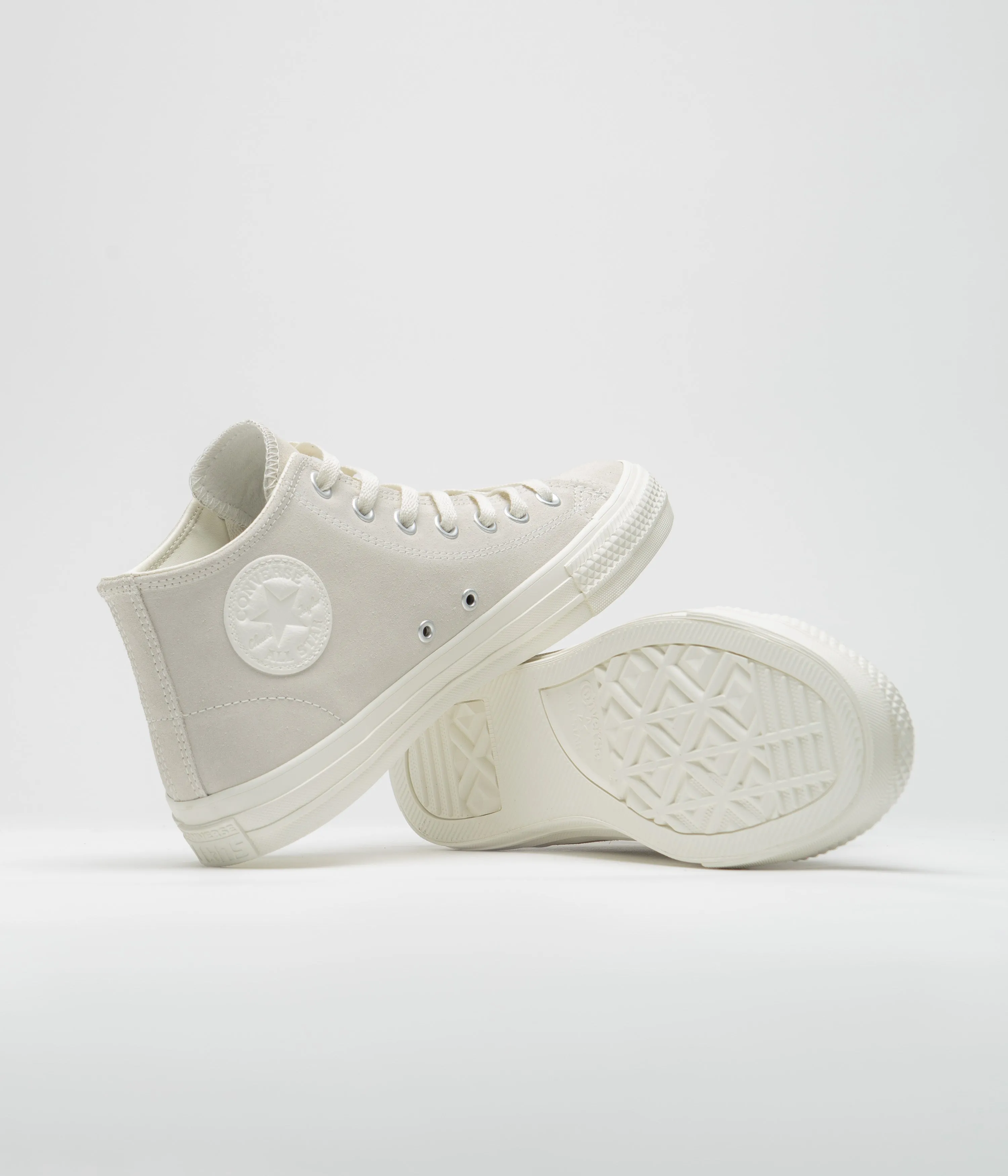 Converse CTAS Pro Mid Schuhe - Silberreiher / Silberreiher / Silberreiher Converse Schuhe
