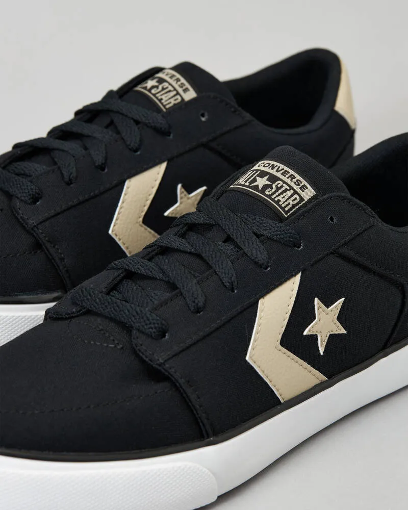 CONVERSE HERREN BELMONT NIEDRIG SCHWARZ/STEIN SNEAKER SCHUHE