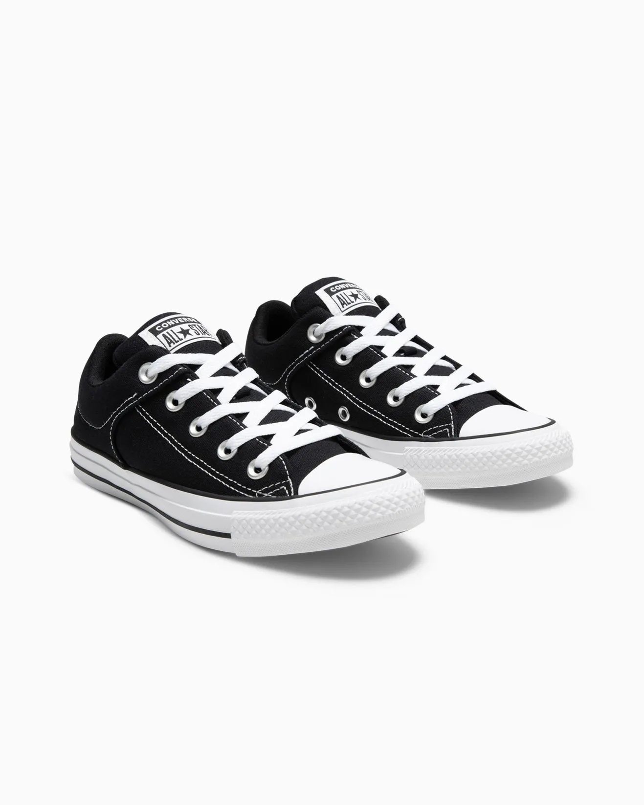CONVERSE UNISEX CHUCK-TAYLOR ALL STAR STREET NIEDRIGER SCHUH IN SCHWARZ