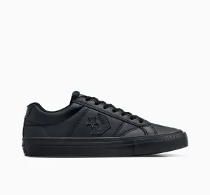CONVERSE Unisex CONVERSE Sport Freizeit Kunstleder Low Top Schwarz Monochrome Schwarz Schuhe