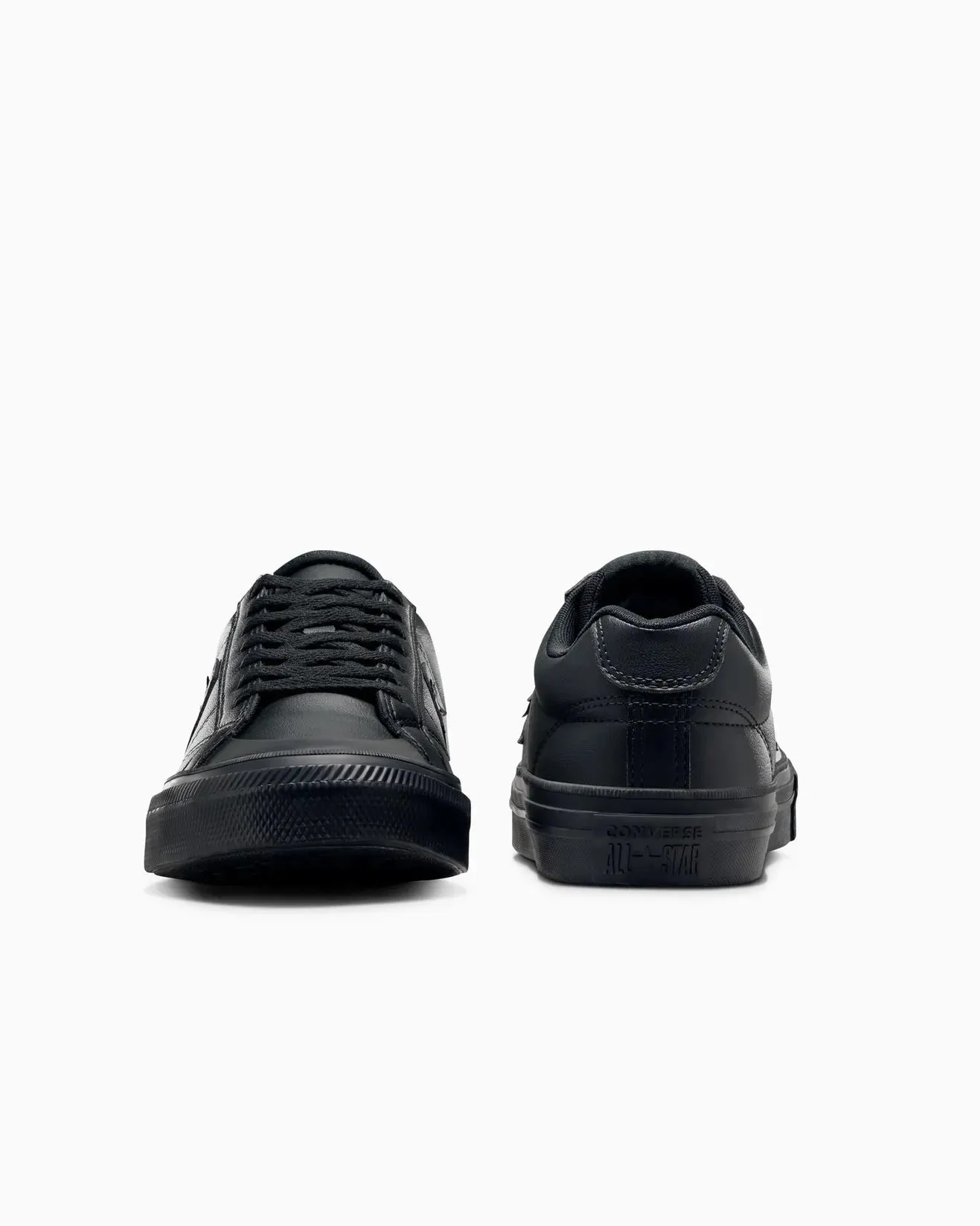 CONVERSE Unisex CONVERSE Sport Freizeit Kunstleder Low Top Schwarz Monochrome Schwarz Schuhe
