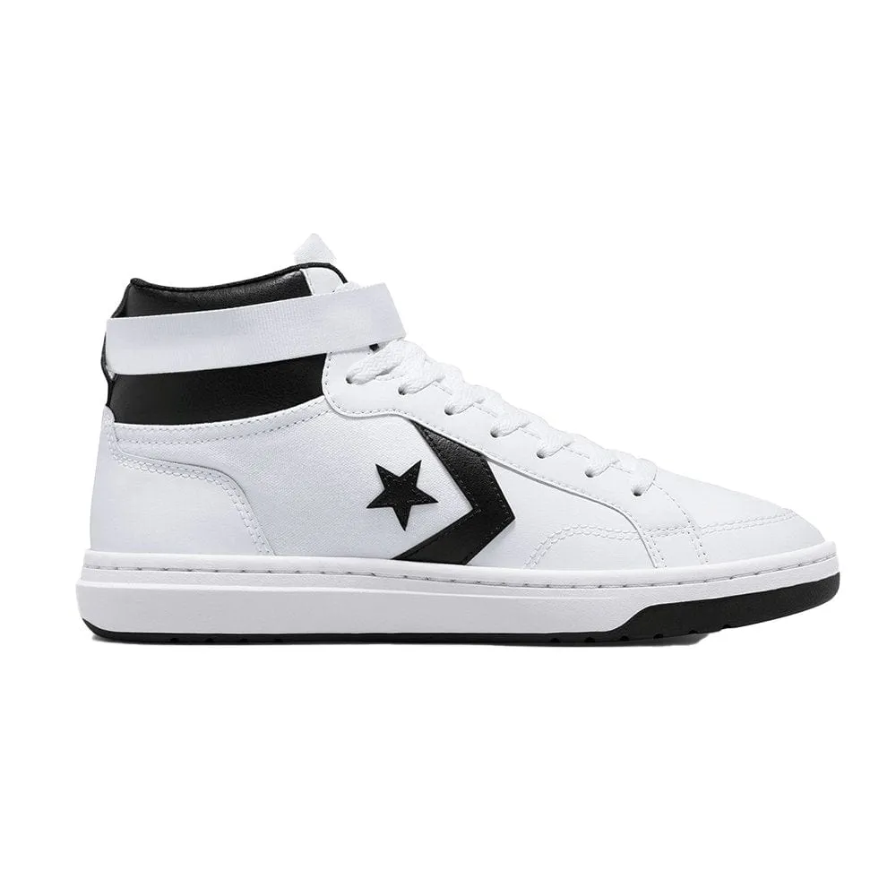 CONVERSE UNISEX PRO BLAZE CUP MIT ENTFERNBAREM RIEMEN MID WEIßE SCHUHE