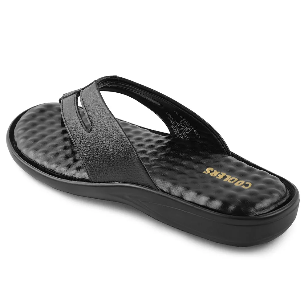 Liberty Coolers Schwarze Bequeme Hausschuhe Für Herren HML-2E