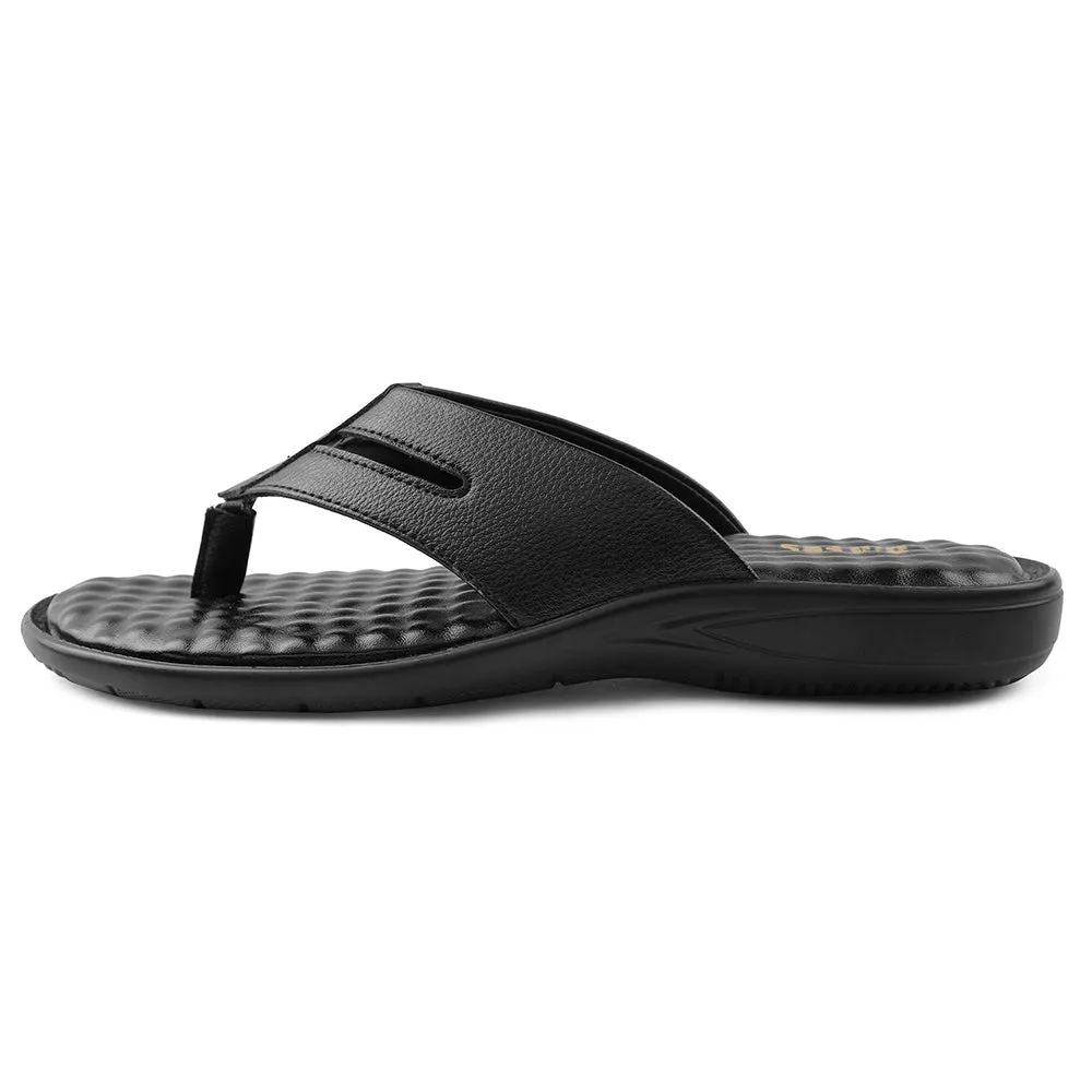 Liberty Coolers Schwarze Bequeme Hausschuhe Für Herren HML-2E