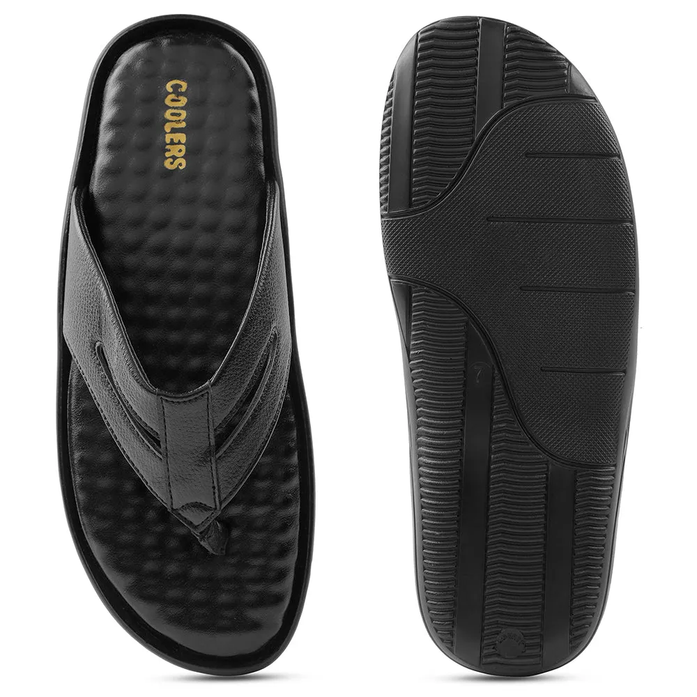 Liberty Coolers Schwarze Bequeme Hausschuhe Für Herren HML-2E