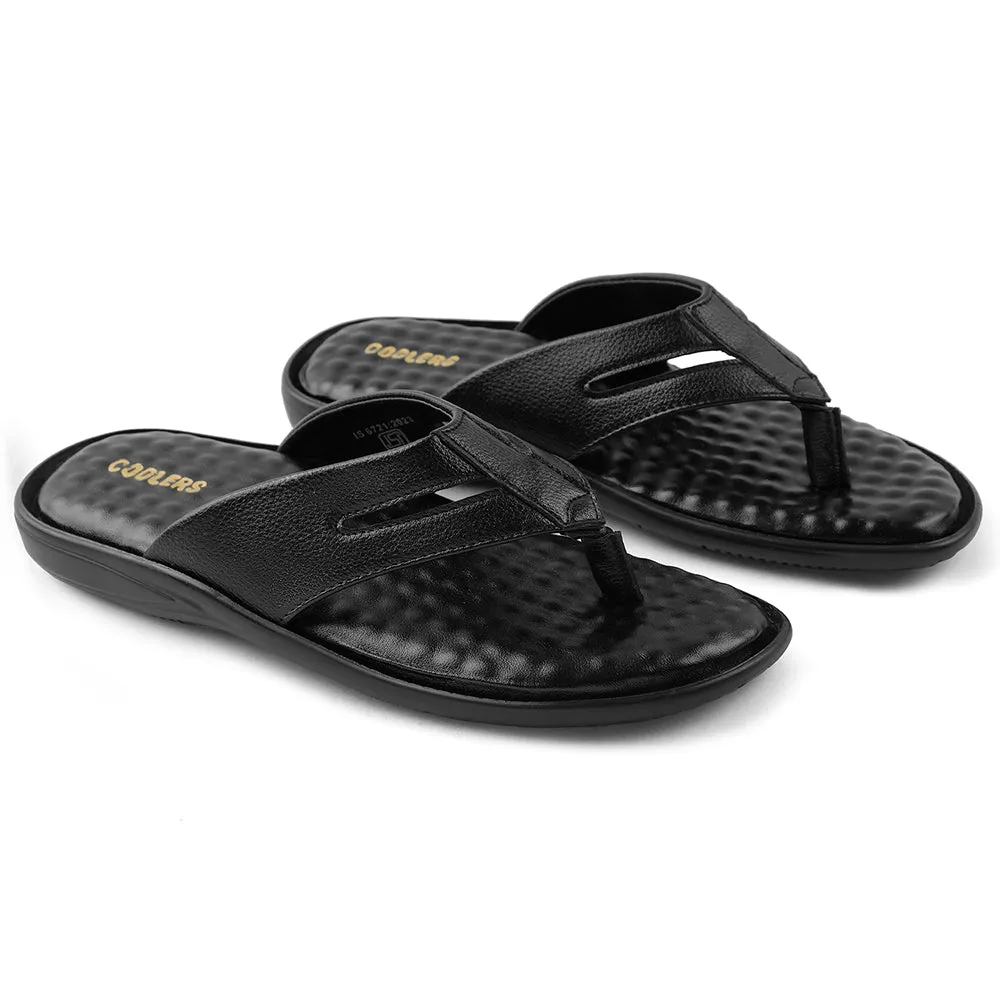 Liberty Coolers Schwarze Bequeme Hausschuhe Für Herren HML-2E