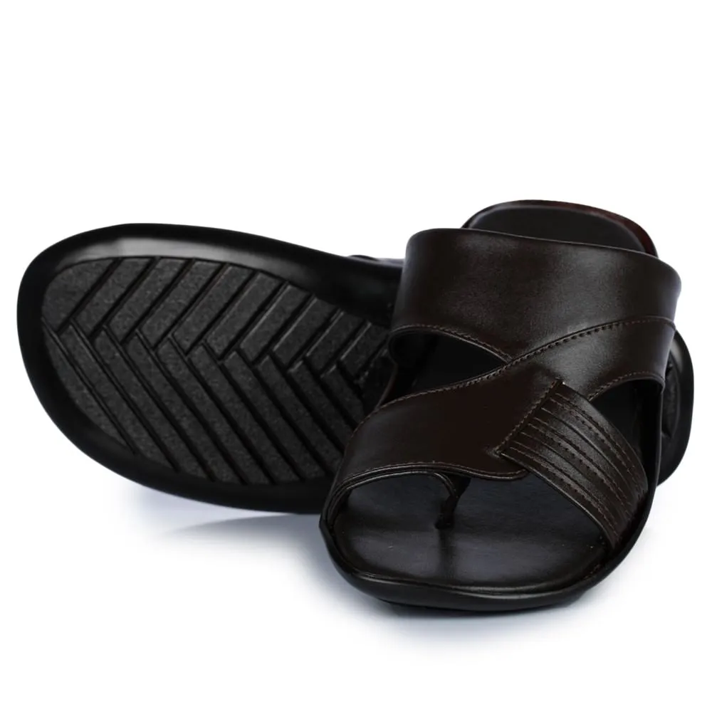 Liberty COOL99-81 Braune Bequeme Hausschuhe Für Herren