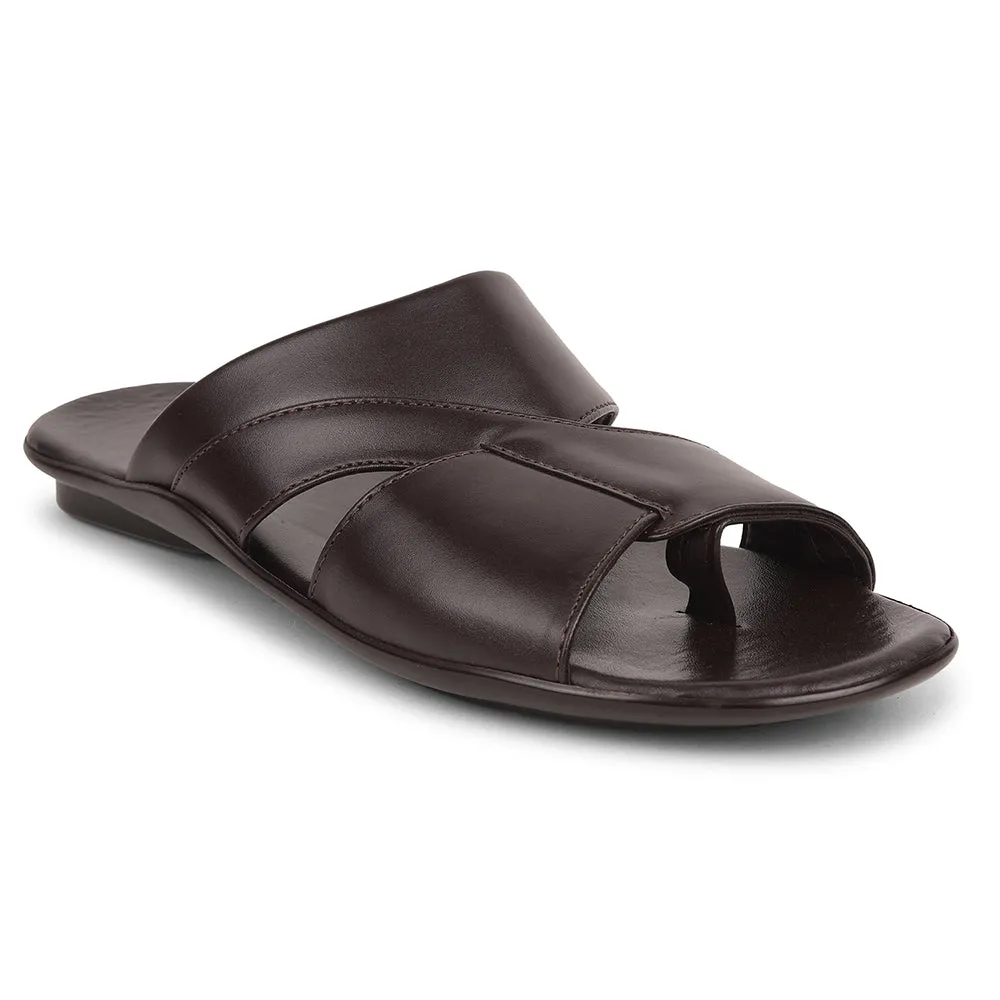 Liberty Coolers Braune Bequeme Hausschuhe Für Herren WAKAFIT-1E