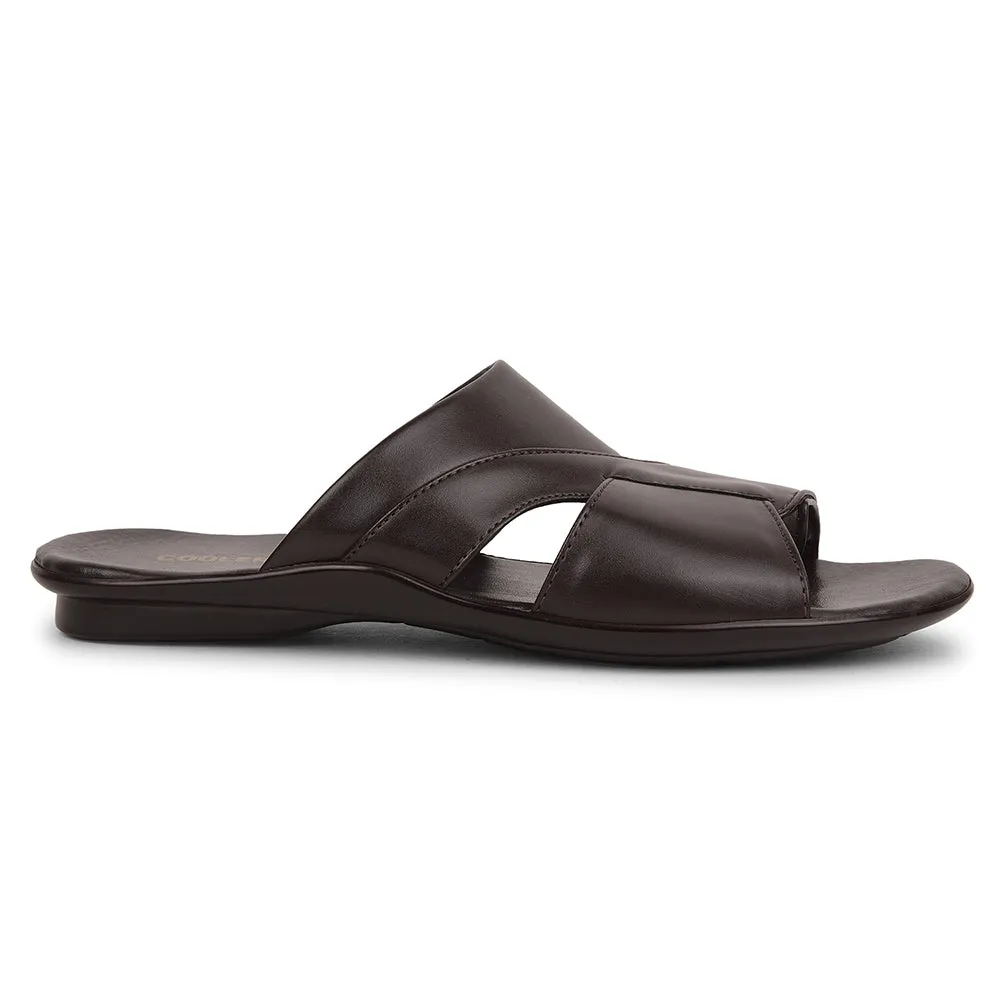 Liberty Coolers Braune Bequeme Hausschuhe Für Herren WAKAFIT-1E
