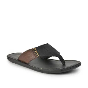Bequeme Schwarze Hausschuhe Für Herren AVN-13 Von Liberty