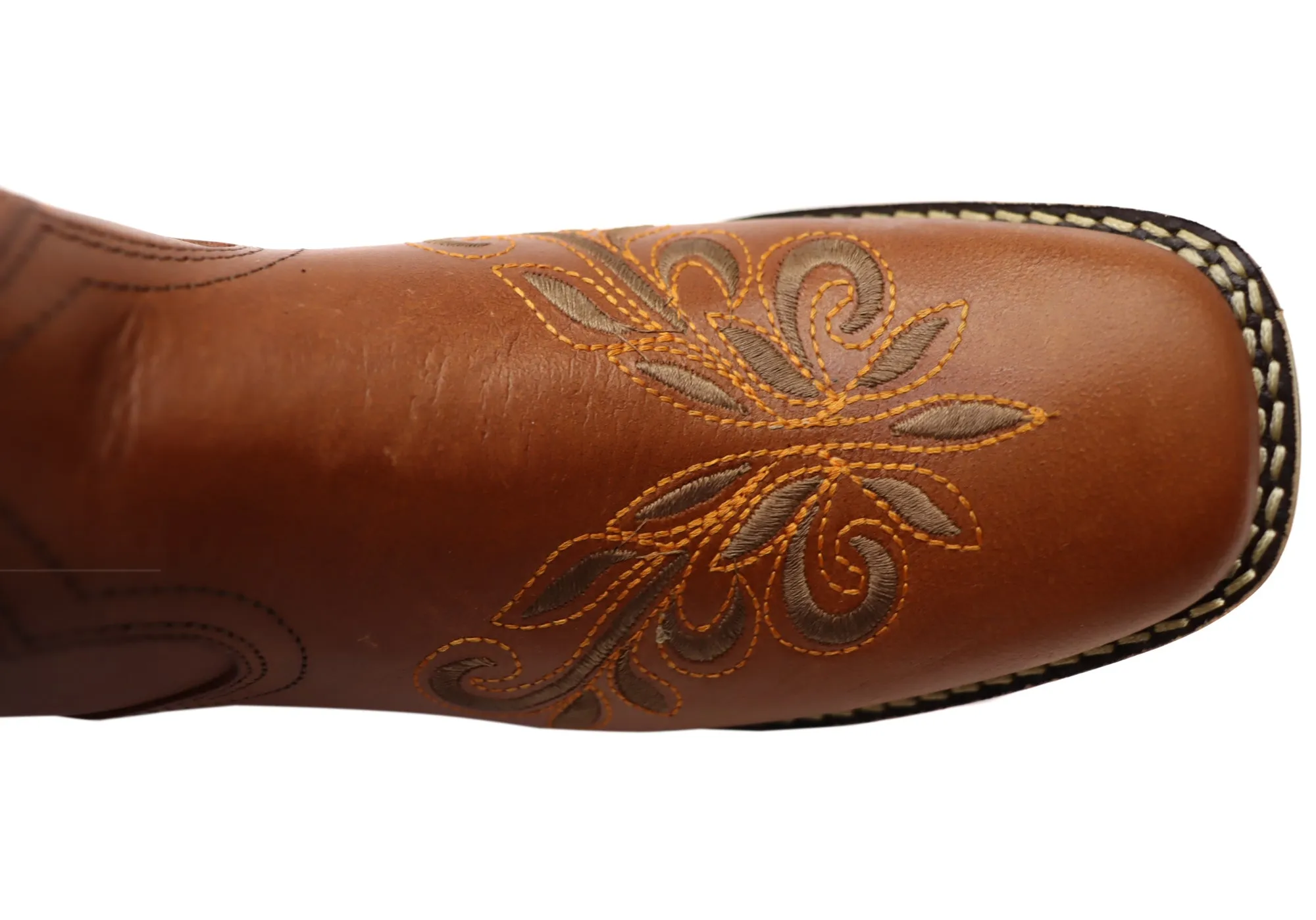 D Milton Belle Damen Bequeme Leder Western Cowboy Stiefel D Milton Schuhe
