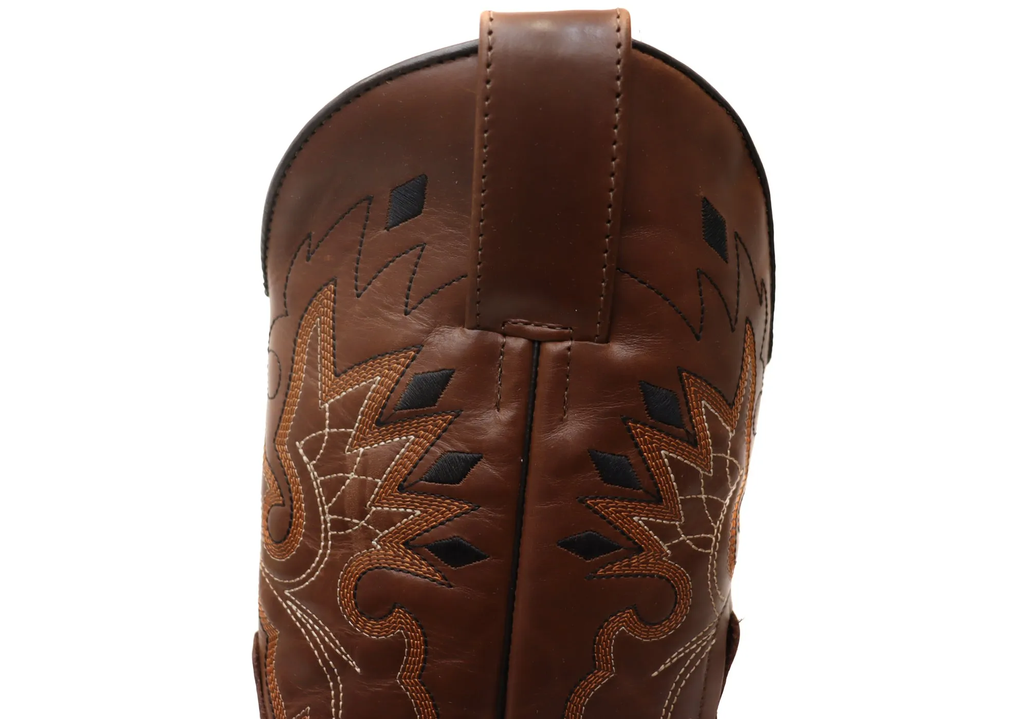 D Milton Dallas Herren Leder Bequeme Western Cowboy Stiefel D Milton Schuhe