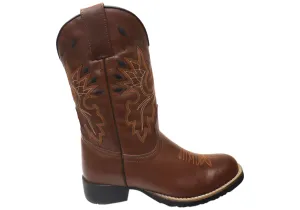 D Milton Dallas Herren Leder Bequeme Western Cowboy Stiefel D Milton Schuhe