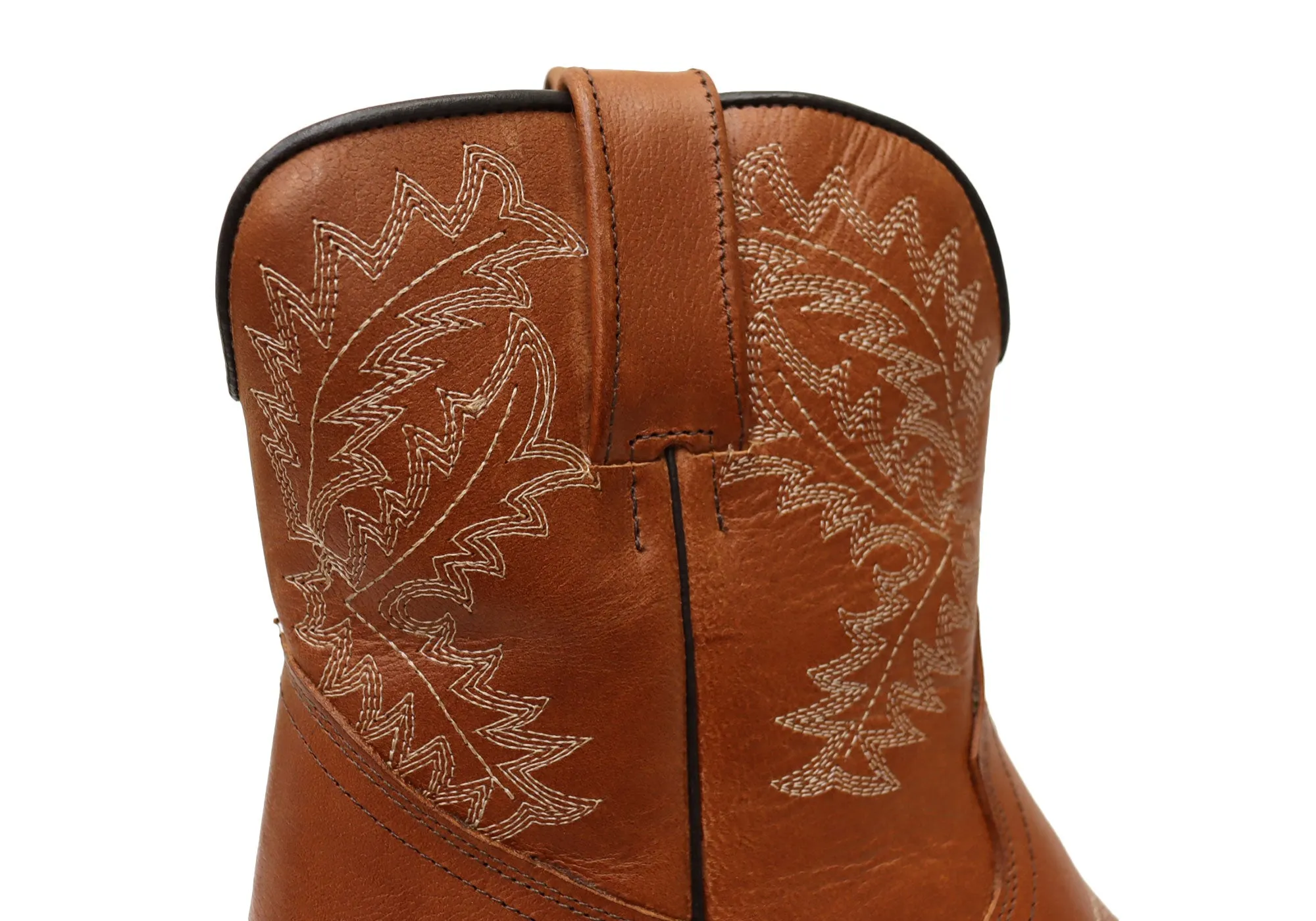 D Milton Edwina Damen Leder Western Cowboy Knöchelstiefel D Milton Schuhe