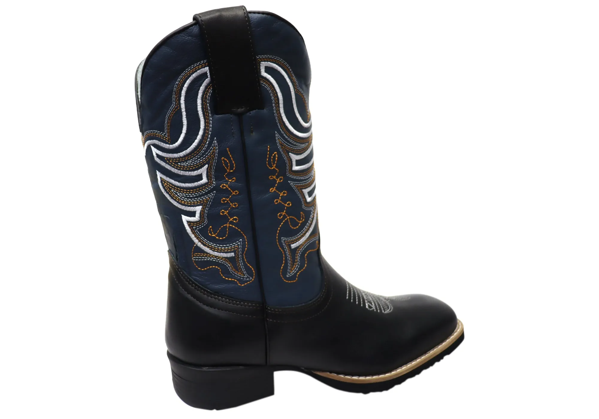 D Milton Ridgeland Herren Leder Bequeme Western Cowboy Stiefel D Milton Schuhe