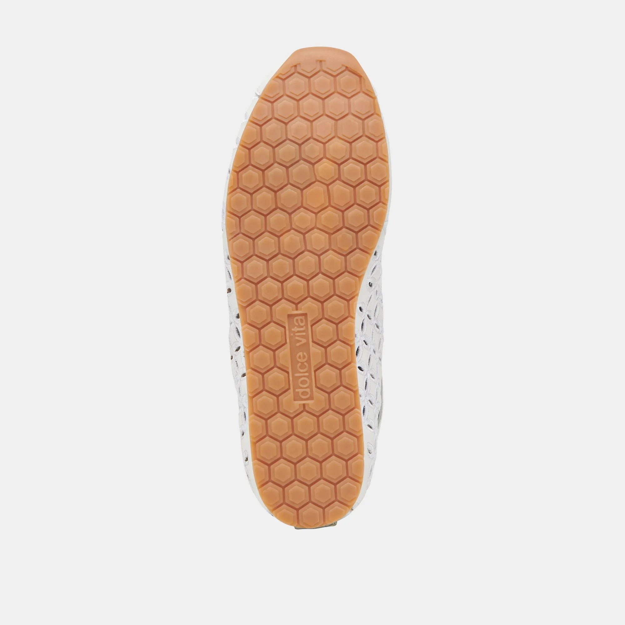 DANIE EYELET PERFEKTE SNEAKERS ECHTES WEISSES LEDER