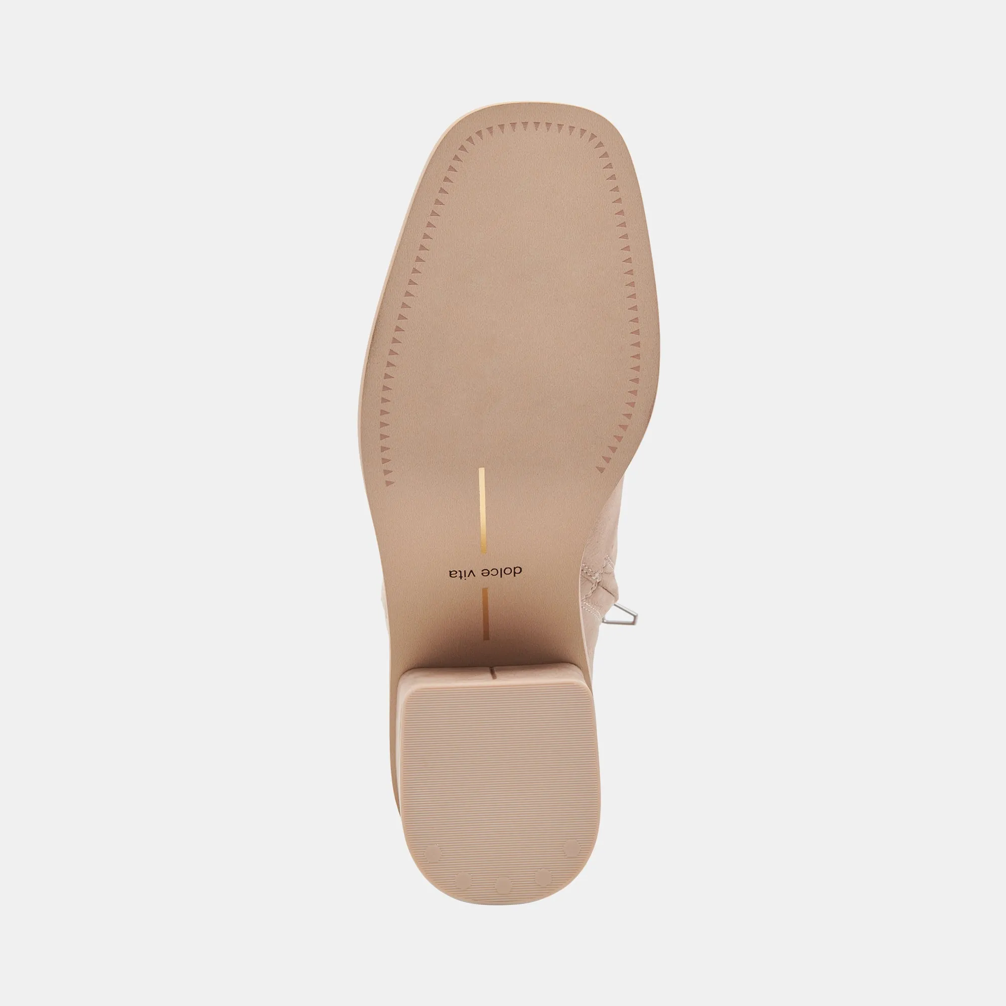 ELEGANTE STIEFELETTEN IN NUBUK-LEDER TAUPE