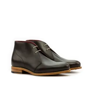Dapperfam Schuhe DapperFam Vivace in Dunkelbraun Herren Italienisches Leder Chukka