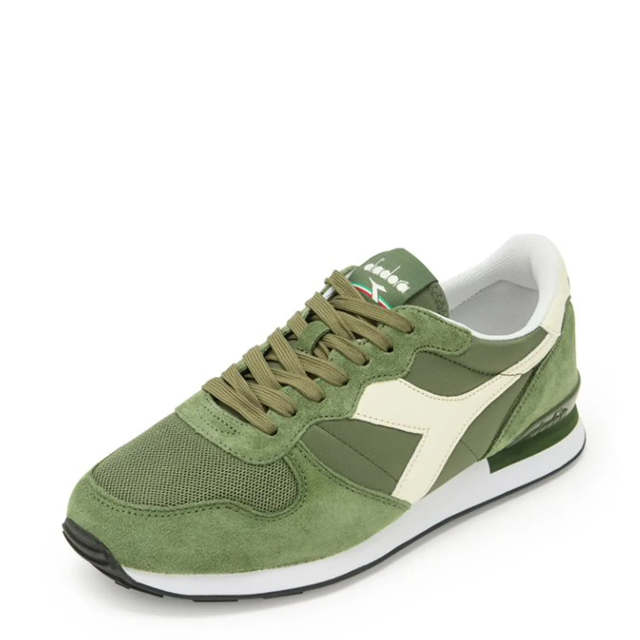 Diadora Camaro Trainers Olivgrün / Flüsterweiß