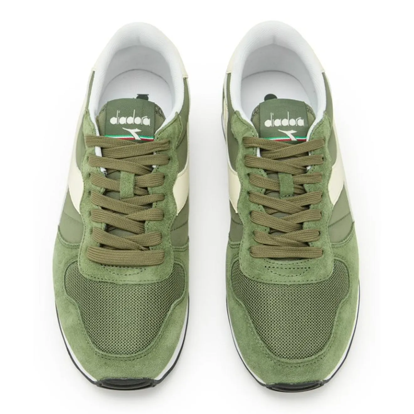 Diadora Camaro Trainers Olivgrün / Flüsterweiß