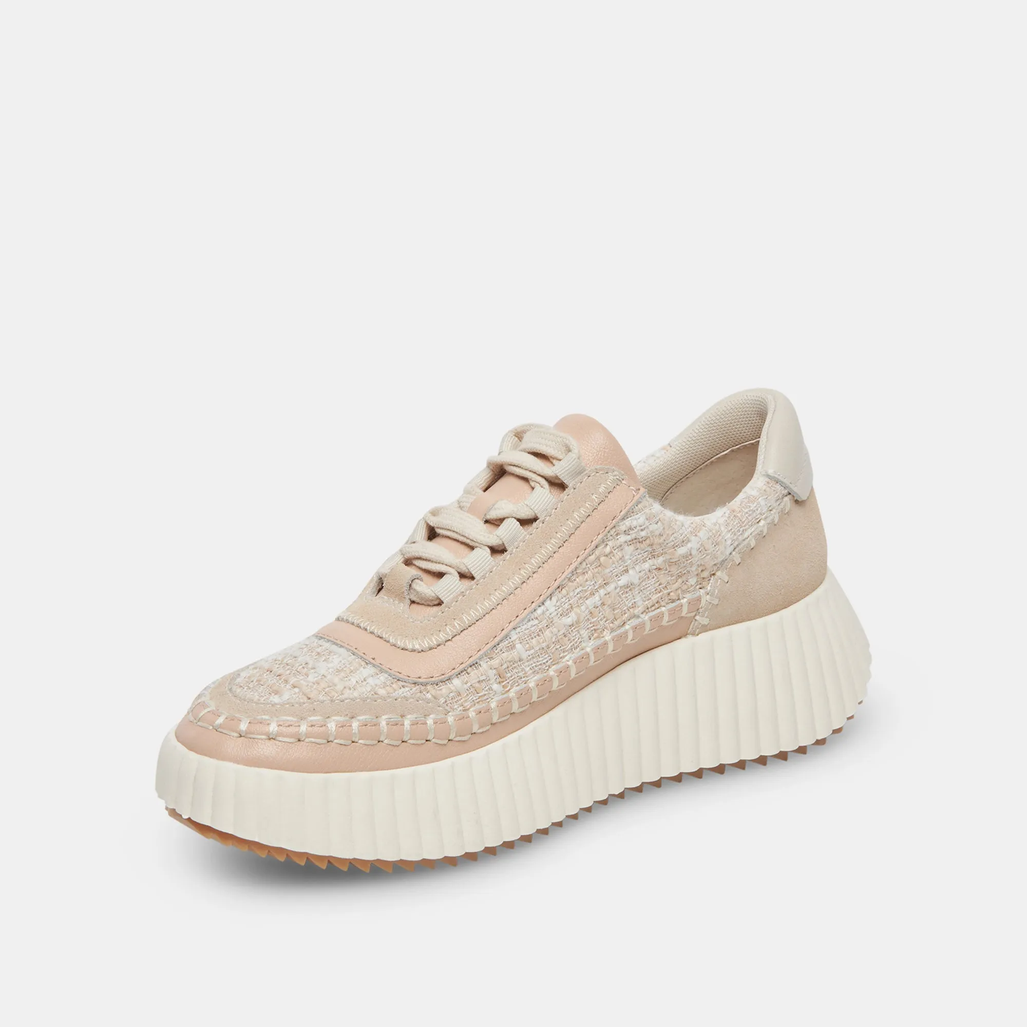 DOLEN SNEAKERS ELFENBEIN MULTI GEWEBT