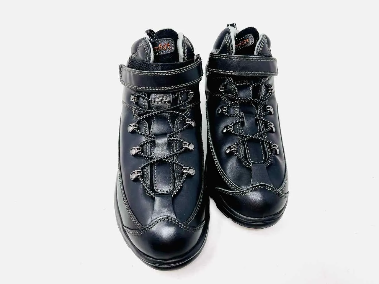 Dr. Comfort Größe 8 Schwarzes Leder MIT SCHACHTEL!!! Schuhe Sneaker
