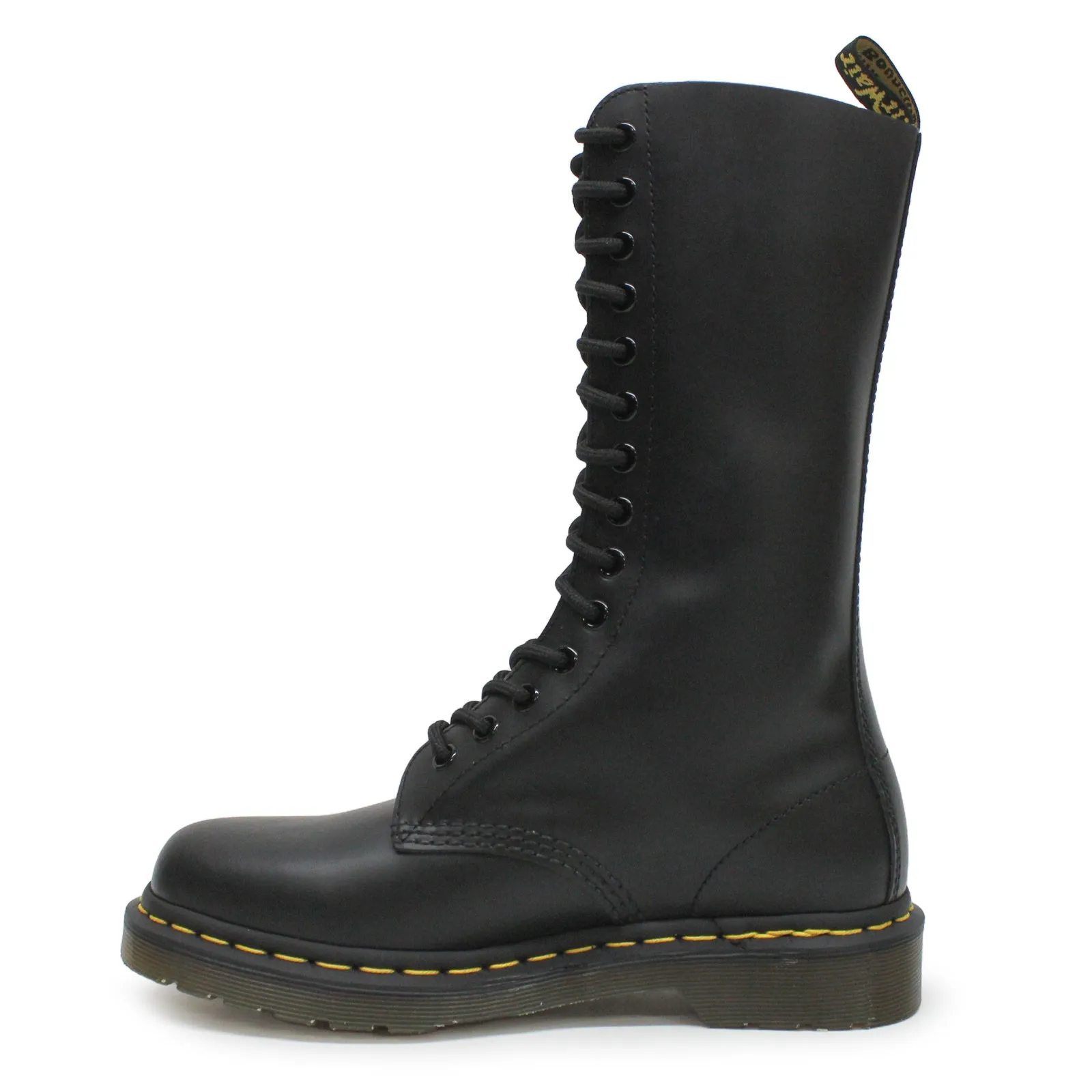 Dr. Martens 1914 14-Loch Leder Unisex Stiefel im Mittelschaftdesign