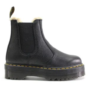 Dr. Martens 2976 Quad FL Pisa Leder Unisex Chelsea Plateau-Stiefel