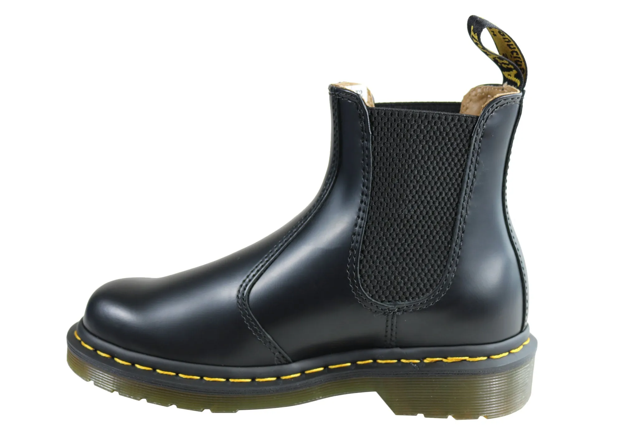 Dr. Martens 2976 YS Black Smooth Unisex Leder Chelsea Boots Dr. Martens Schuhe