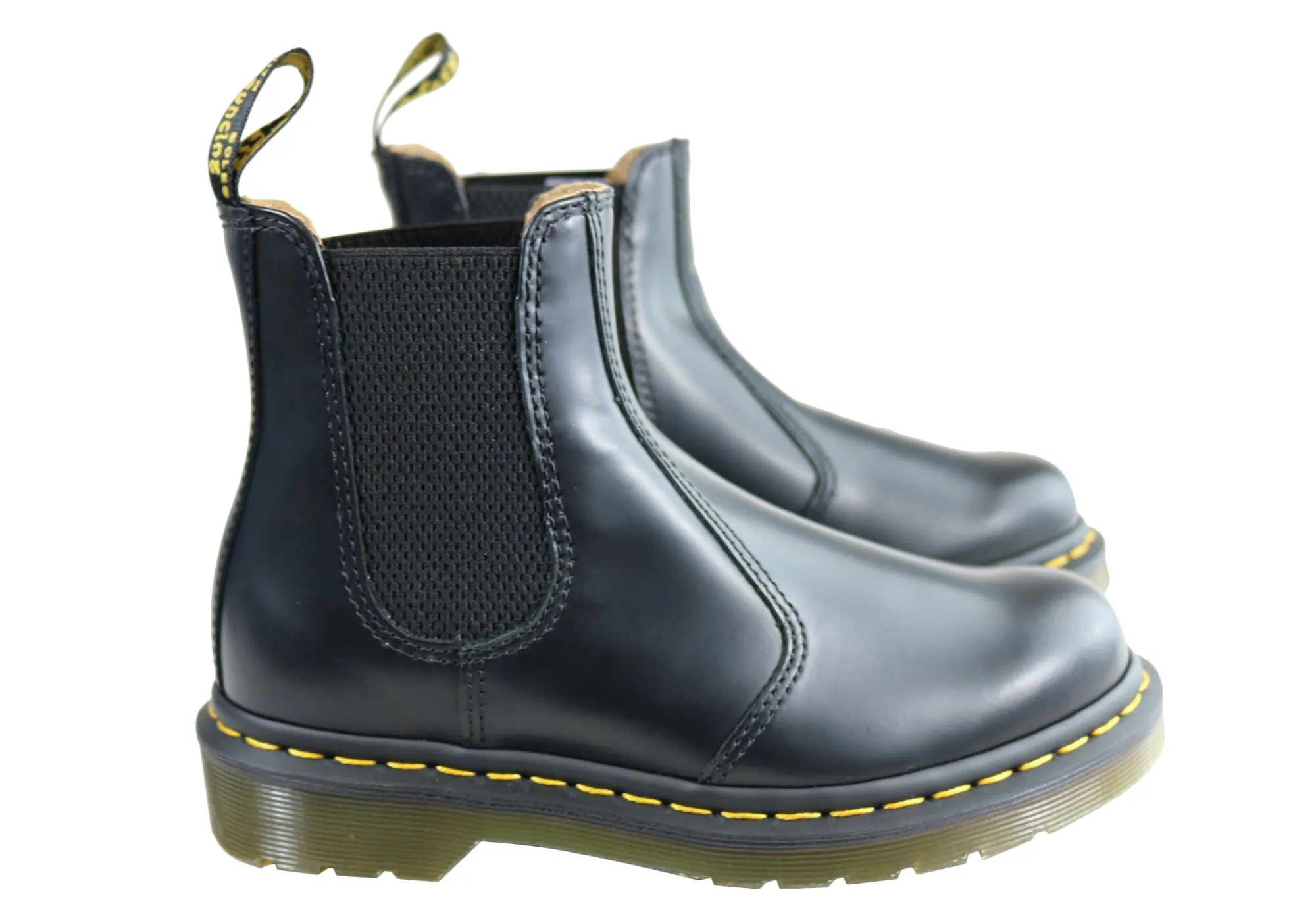 Dr. Martens 2976 YS Black Smooth Unisex Leder Chelsea Boots Dr. Martens Schuhe