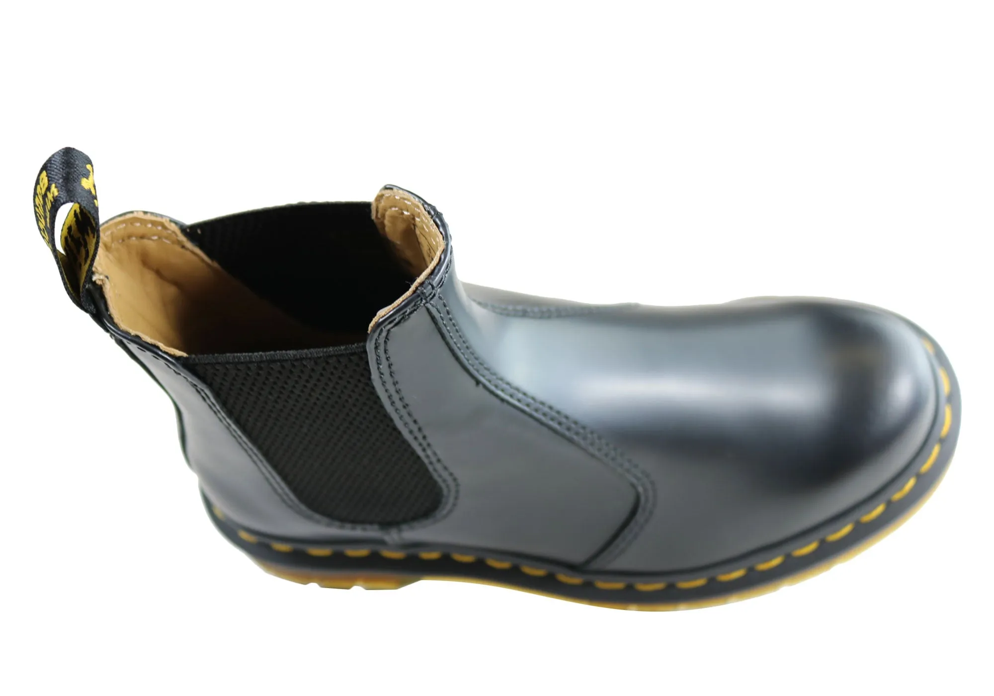 Dr. Martens 2976 YS Black Smooth Unisex Leder Chelsea Boots Dr. Martens Schuhe