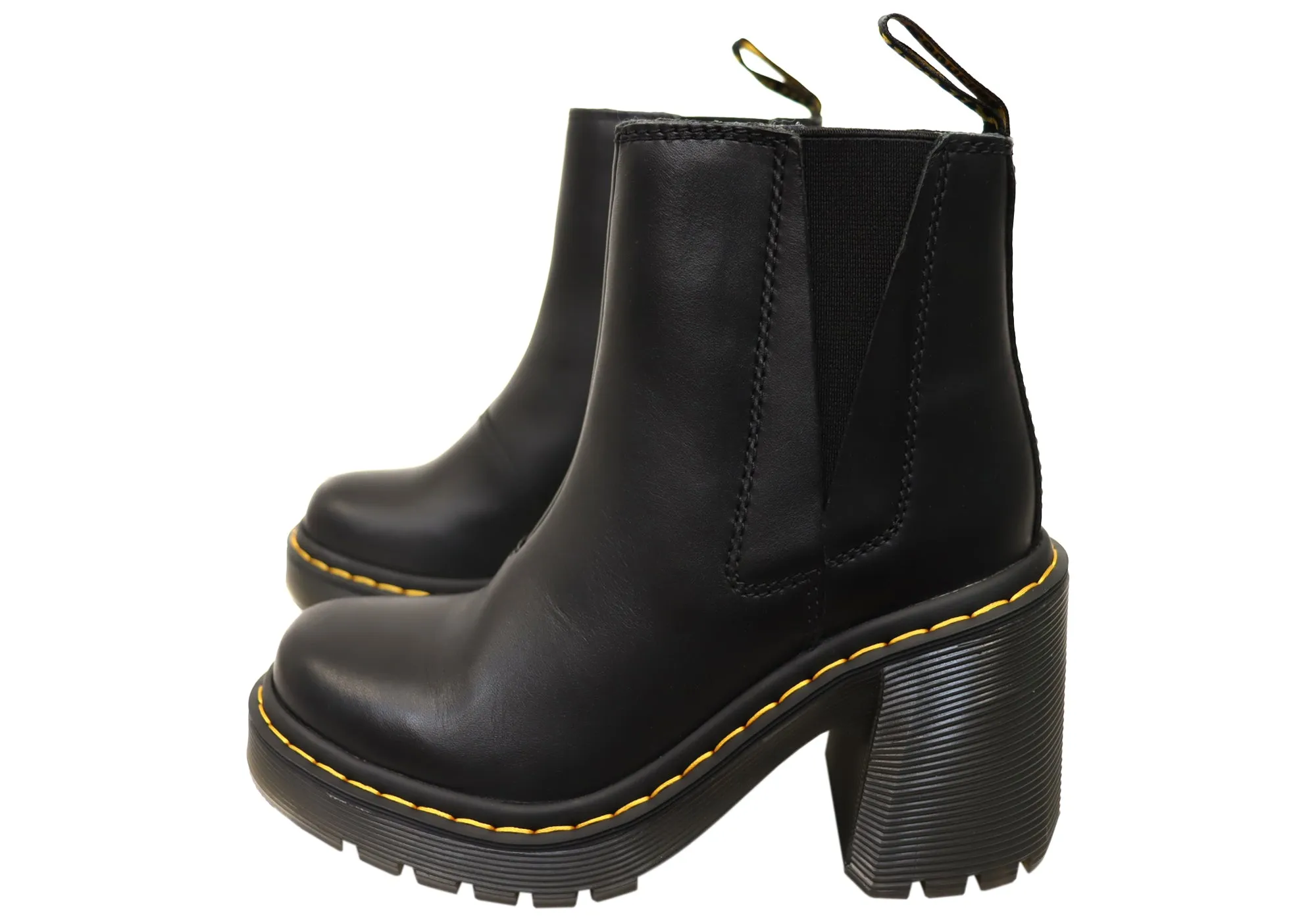 Dr. Martens Damen Spence Chelsea Leder Bequeme Knöchelstiefel Dr. Martens Schuhe