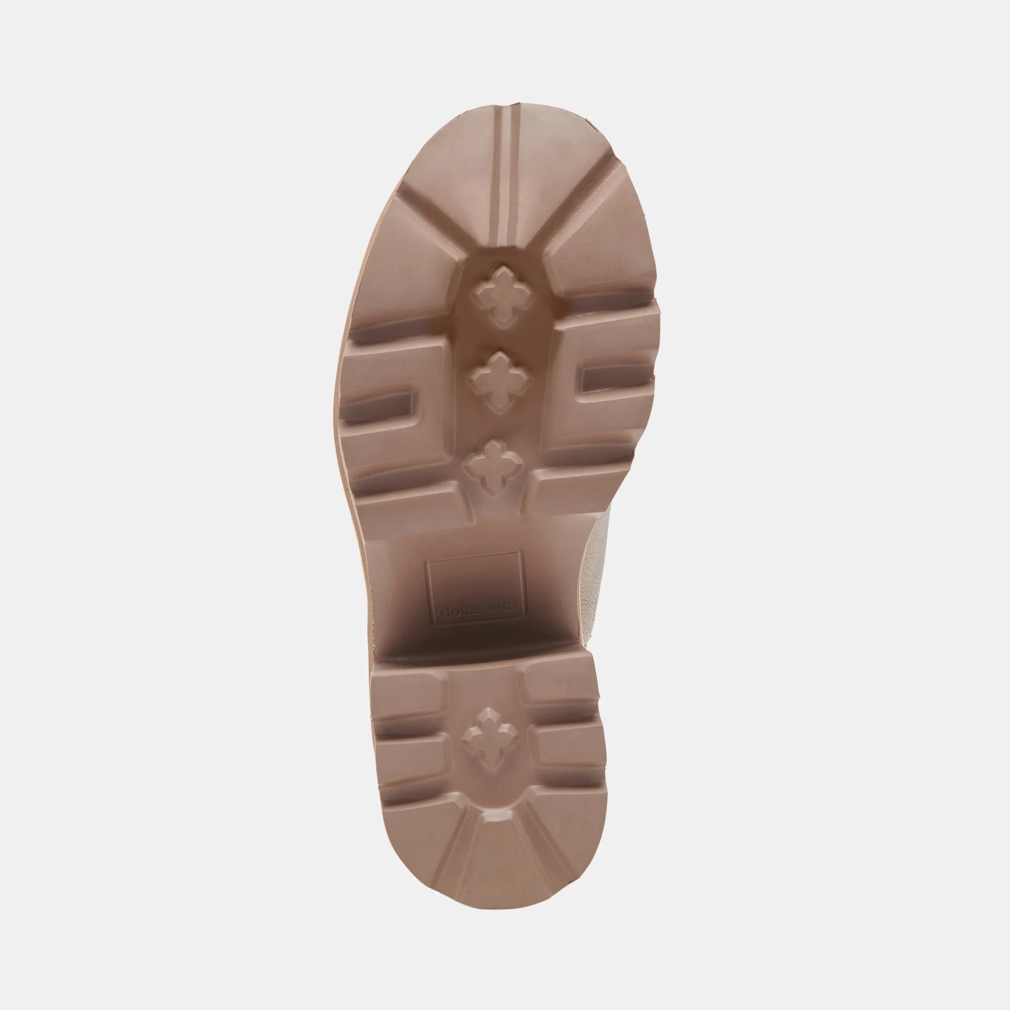DRAGO STIEFEL TAUBENFARBENES LEDER