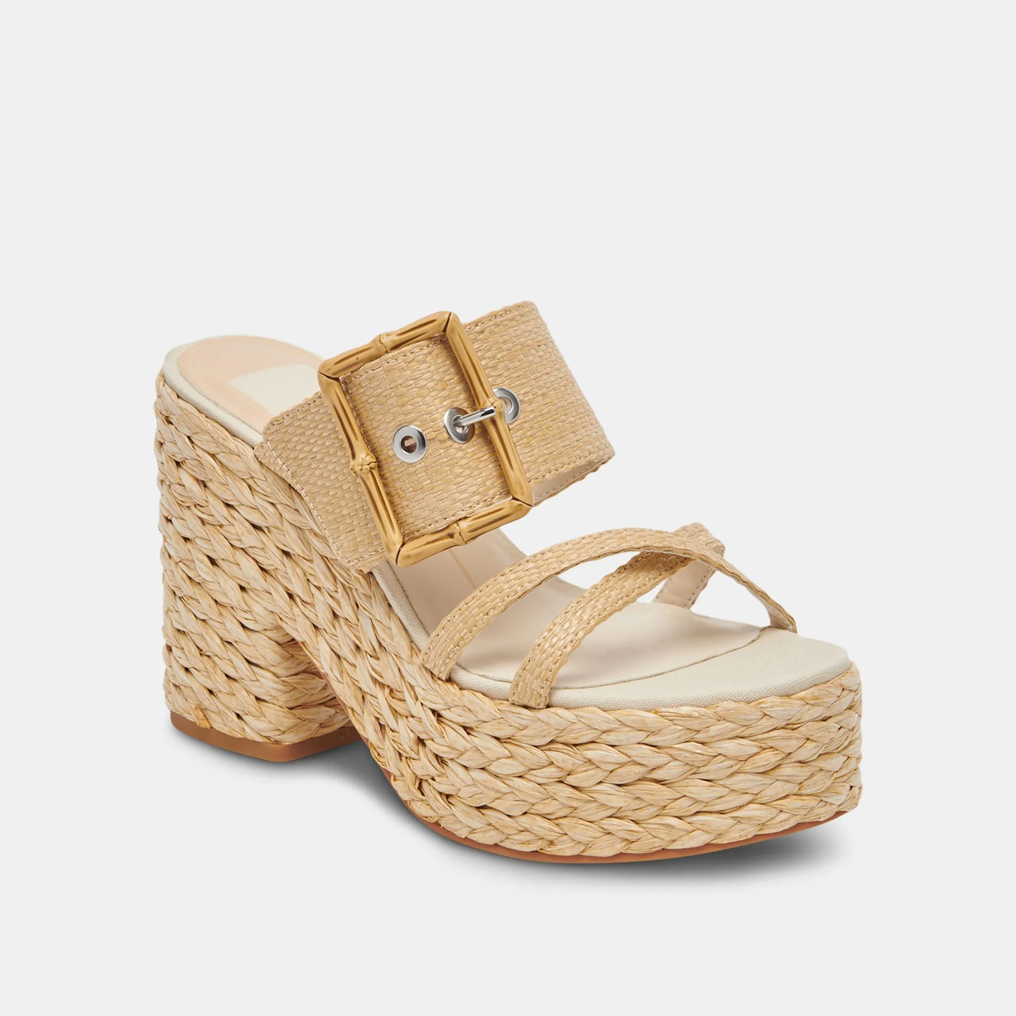 EDWINA ABSÄTZE LT NATUR RAFFIA
