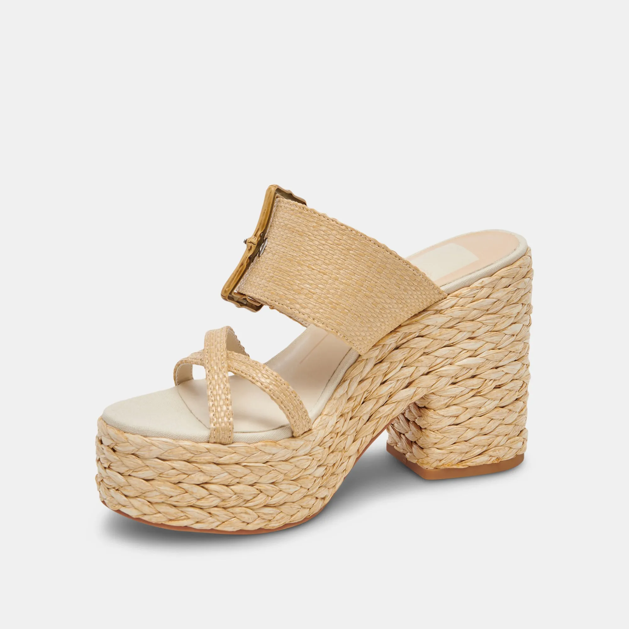 EDWINA ABSÄTZE LT NATUR RAFFIA
