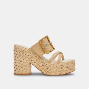 EDWINA ABSÄTZE LT NATUR RAFFIA