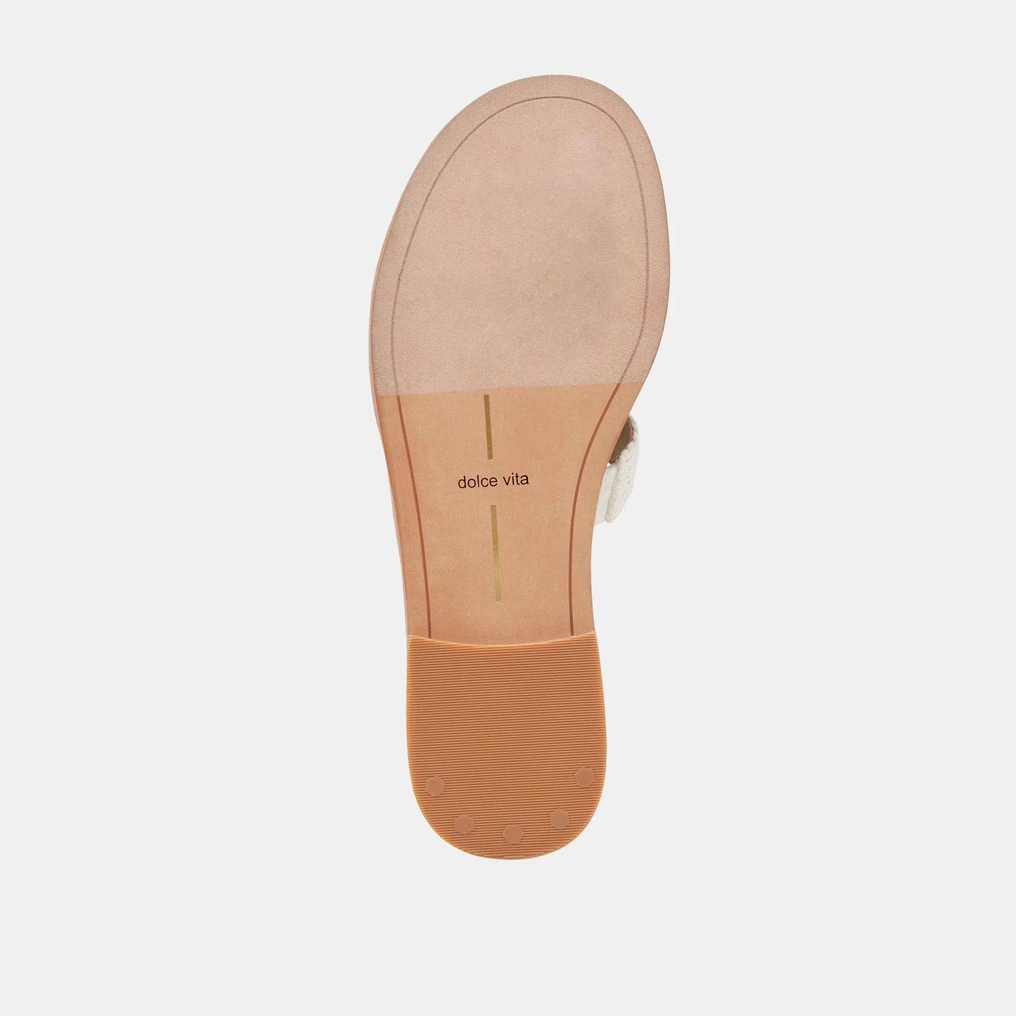 EMON WEITE SANDALEN WEIß RAFFIA