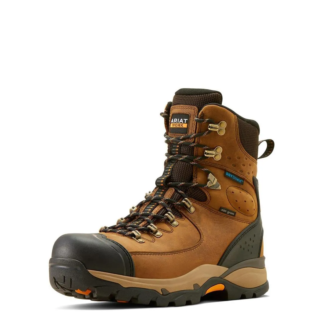 Endeavor 8 Zoll wasserdichte isolierte Stiefel mit weicher Spitze in gebürstetem Braun