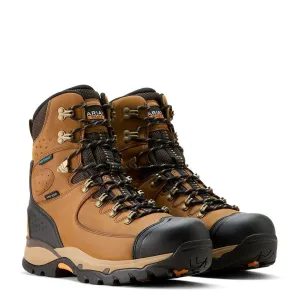 Endeavor 8 Zoll wasserdichte isolierte Stiefel mit weicher Spitze in gebürstetem Braun