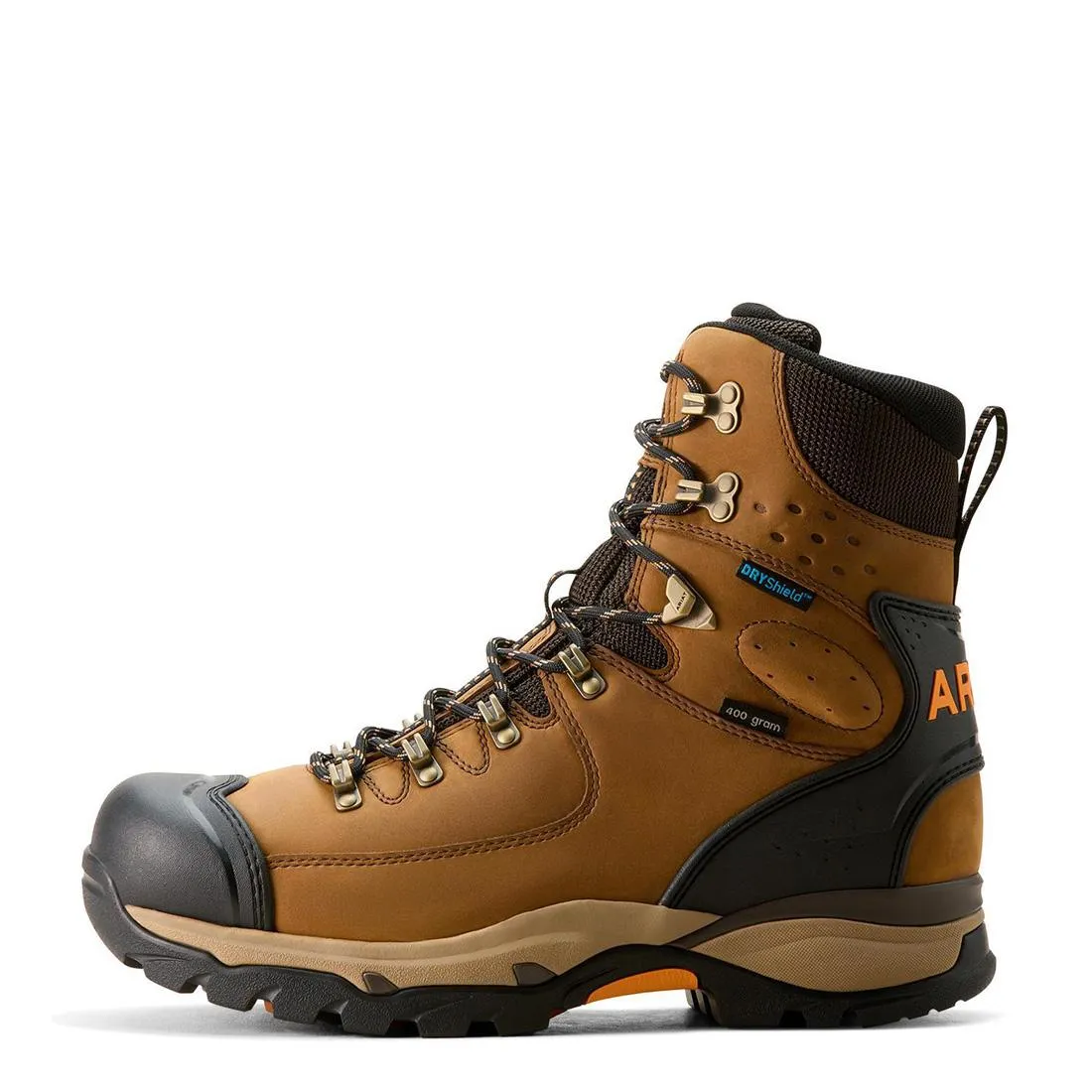 Endeavor 8 Zoll wasserdichte isolierte Stiefel mit weicher Spitze in gebürstetem Braun
