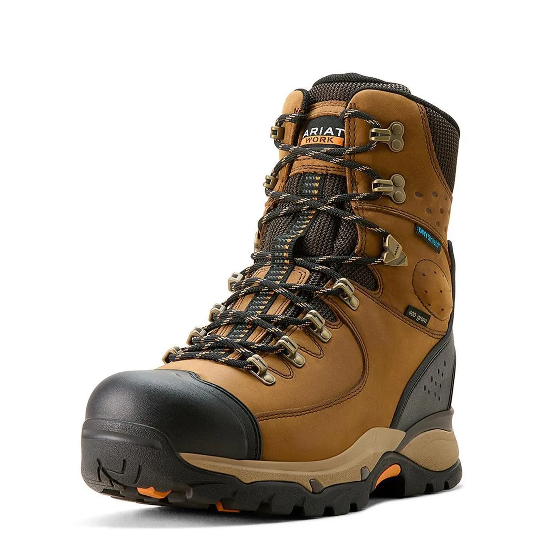 Endeavor 8 Zoll wasserdichte isolierte Stiefel mit weicher Spitze in gebürstetem Braun