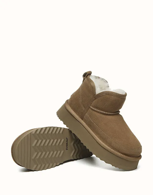 EVERAU® Vesper Plattform UGG Schuhe