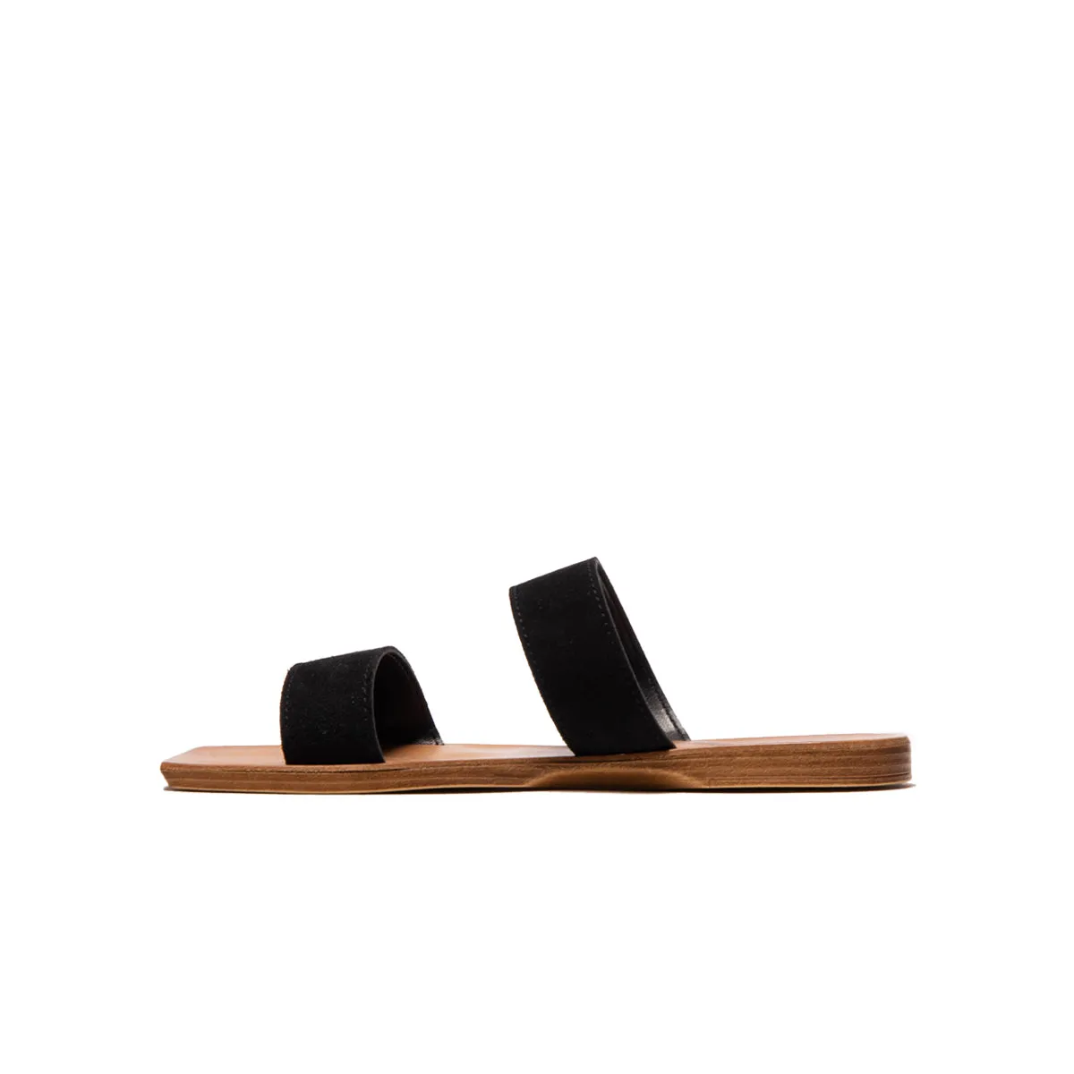 Fayola Wildleder in Schwarz