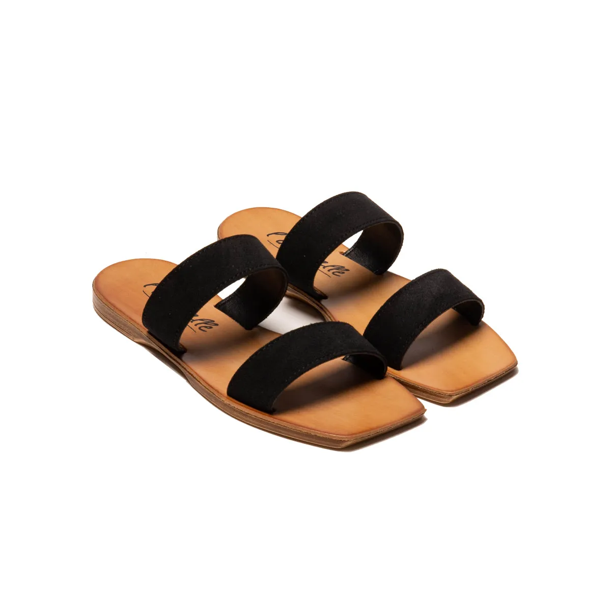 Fayola Wildleder in Schwarz